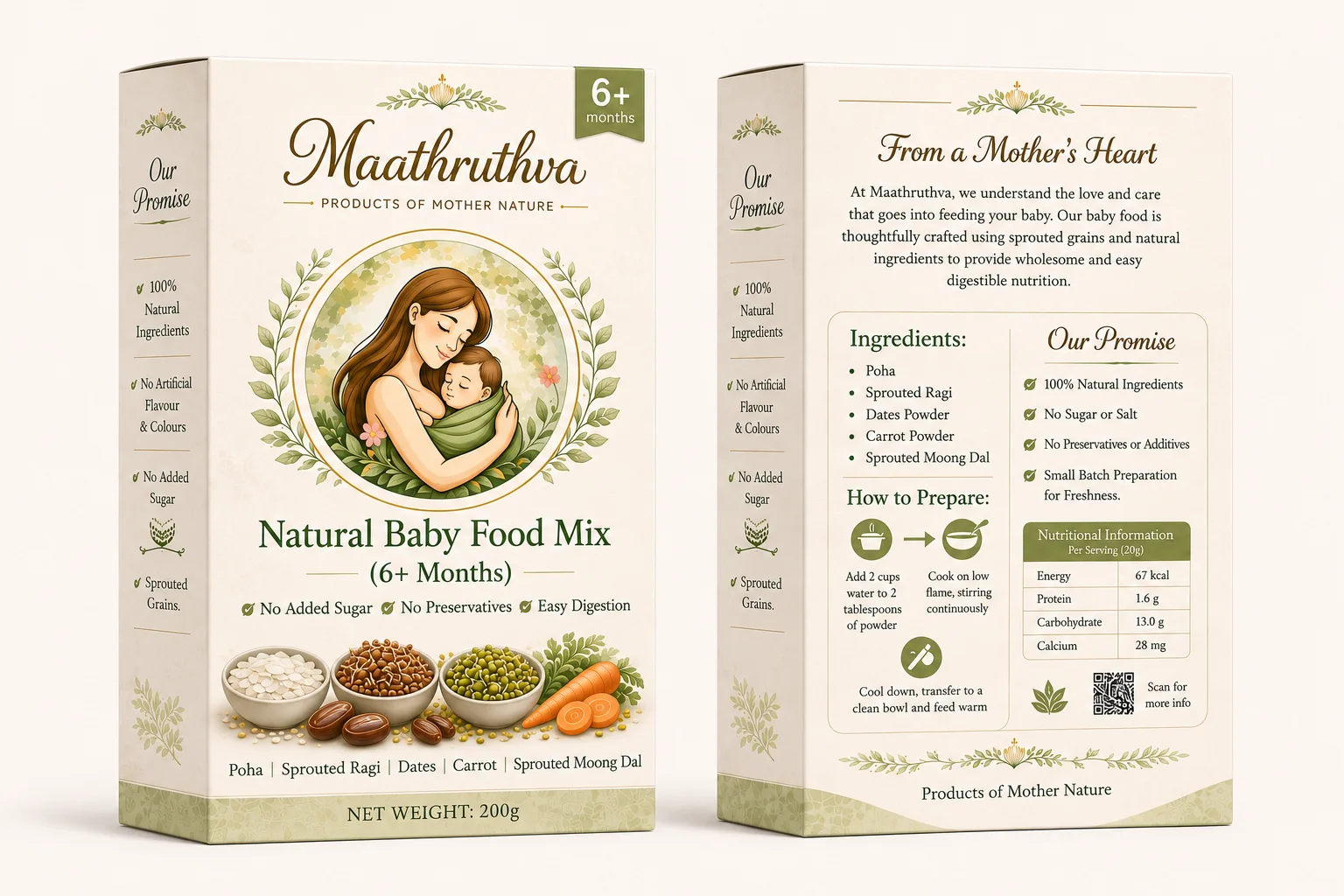 Natural Baby Food Mix